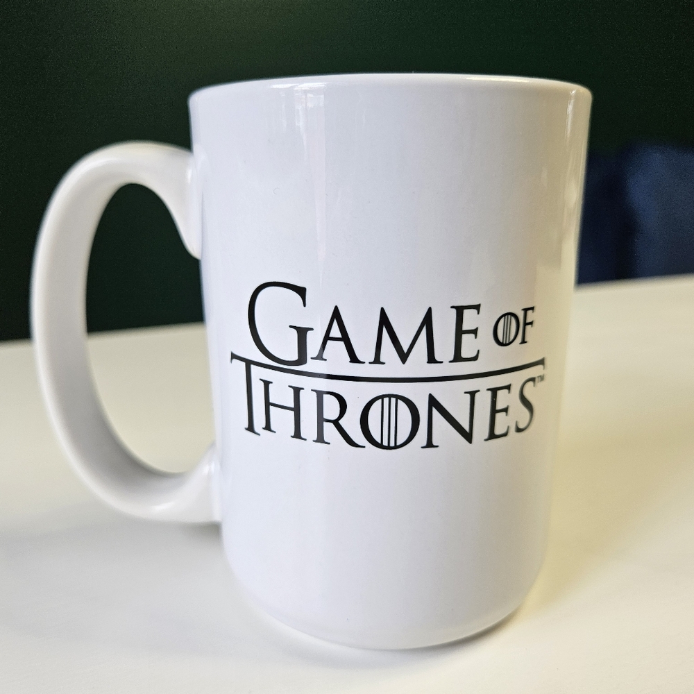 GoT Targaryen Dragon sigil White Coffee mug 12oz